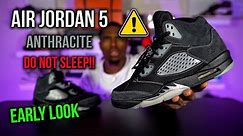 Air Jordan 5 Anthracite Review And On Foot | Early Review