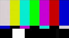 SMPTE color bars - No Signal TV (4s)