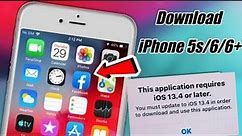 How to download facebook in iphone 5/6/6+ | How to download facebook in iphone 6 | Fb requires 13.4