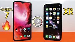 OnePlus 7 vs iPhone XR Speed Test! Which is Faster?