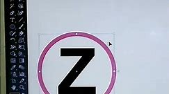 Circle Z letter logo design in adobe illustrator || #short #graphicdesign #zlogo #adobeillustrator
