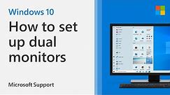 How to set up multiple monitors on Windows 10 | Microsoft