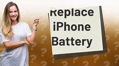 When should I replace my iPhone battery?