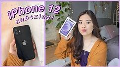 iPHONE 12 UNBOXING!! | set up + accessories