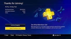 How to Get account PSN PLUS on Playstation 4 and Enable PLUS 14 days free