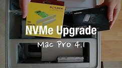 Mac Pro 4.1 and 5.1 Bootable NVMe SSD Upgrade (Mojave Fresh Install)