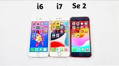 iPhone 6 Vs iPhone 7 Vs iPhone Se 2 - SPEED TEST(2023) iOS 17.1.1 Vs 12.5.7 Vs 15.8