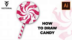 How to draw candy in ADobe Illustrator