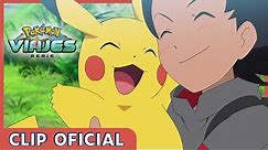 ¡El momento de capturar a Pikachu, Goh! | Serie Viajes Pokémon | Clip oficial