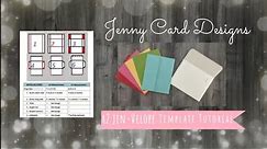 How to Make Easy and Elegant A2 Envelopes | Jen-Velope Template Tutorial | DIY Crafts