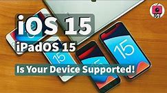 iOS 15 Supported Devices | Can you update your device to iOS 15? TGT