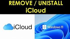How to Remove iCloud from Windows PC? | Delete iCloud on Windows Laptop | Unistall iCloud on Windows