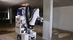 Autonomous painting robot in a construction site