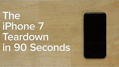 iPhone 7 Teardown in 90 seconds!