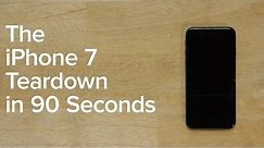 iPhone 7 Teardown in 90 seconds!