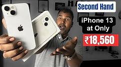 Second Hand iPhone 13 at 18560₹ only II Best 5 Website to Buy 2nd hand iPhone in India ✅