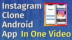 Make An Instagram Clone Android App
