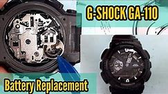 How To Change a Battery on a G-Shock GA-110 Watch | Watch Repair Channel