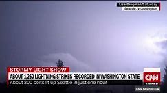 Seattle sees more than 1,000 lighting strikes in 3 hours