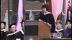 Nora Ephron speaking at Wellesley College Commencement 1996