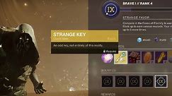 Destiny 2 Strange Key - Where to Get and How to Use