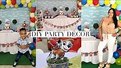 DAY IN THE LIFE OF A CRAFTY MOM | JAYDEN PAW PATROL 2nd BIRTHDAY PARTY DECOR