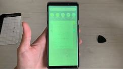 How to FIX Samsung Note 9 GREEN SCREEN 2021