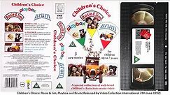 Children's Choice - Rosie & Jim, Playbox and Brum (VC 1257) 1992 UK VHS