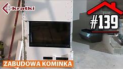 #139 Zabudowa kominka płytami krzemianowo-wapiennymi, kratki wentylacyjne || Kominek EP03