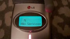 LG VX10 - Startup and Shutdown (Front LCD)