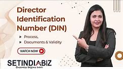 How to Apply for Director Identification Number (DIN)? | Process. Cost & Documents | Setindiabiz