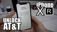 How To Unlock iPhone XR From AT&T to Any Carrier