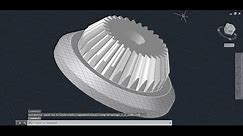 AutoCAD 3D How to Create Bevel Gear, autocad training