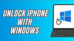 How To Unlock Iphone If Forgot Password With Windows