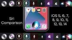 How has Siri's voice changed from iOS 5 to iOS 14? Siri Comparison!