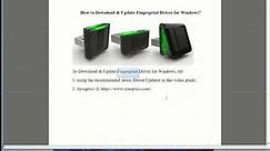 Download & Update Synaptics Fingerprint Driver for Windows 11/10
