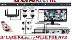 Hikvision NVR with POE setup for beginners. HDD installation, , Face Detection. Line crossing