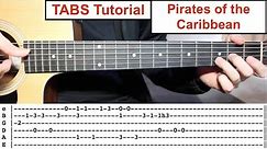 Pirates of the Caribbean (Theme) | TABS Fingerstyle Lesson TABS Playthrough