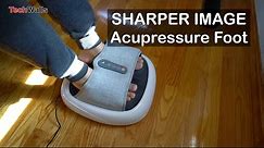 SHARPER IMAGE Acupressure Foot Shiatsu Massager Unboxing & Testing