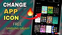 How to change app icons on android | How to change icons on android | Samsung Galaxy | Bivu