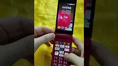 Review Japan flip phone Sharp 807SH (NP807SH) Softbank version