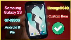 Install LineageOS 16 on Samsung Galaxy S3 GT-I9305 - Custom Rom Android 9 Pie
