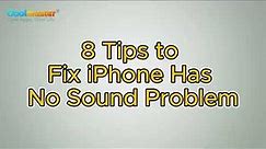 How to Fix iPhone Has No Sound Problem? [Solved]