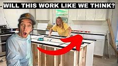 This Changes Everything! DIY White Concrete countertops!