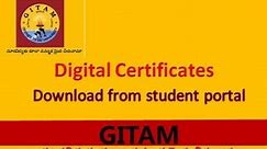 Digital Certificates - CDL - GITAM