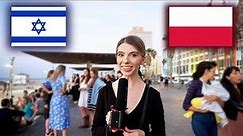 CO IZRAELCZYCY MYŚLĄ O POLSCE? Sonda uliczna w Tel-Avivie (Izrael). Polskie napisy