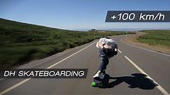 +100 km/h downhill skateboarding run || #UBruns