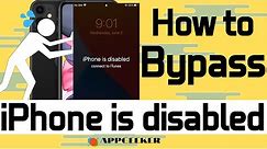 How to Bypass "iPhone is Disabled" on Any iPhone? Easy as 123 to Unlock without Passcode