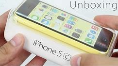 Yellow iPhone 5c Unboxing, Hands On