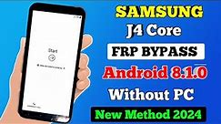 Samsung j4 core frp bypass 2024 (J410f) Google Account Remove Without PC New Method 2024